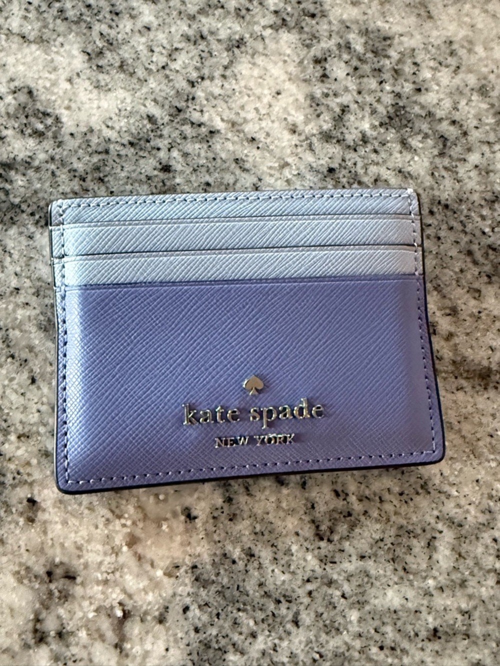 kate spade Navy Blue Slim Cardholder